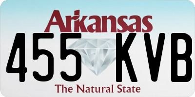 AR license plate 455KVB
