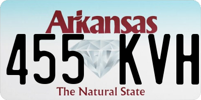 AR license plate 455KVH