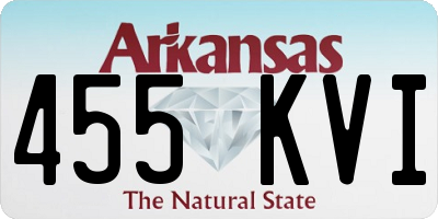 AR license plate 455KVI