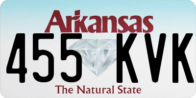AR license plate 455KVK