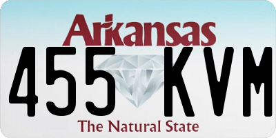 AR license plate 455KVM