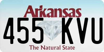 AR license plate 455KVU
