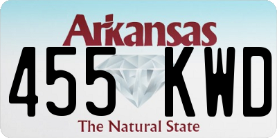 AR license plate 455KWD