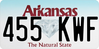 AR license plate 455KWF