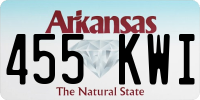 AR license plate 455KWI