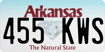 AR license plate 455KWS