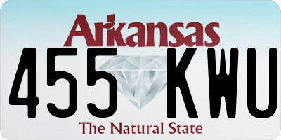 AR license plate 455KWU