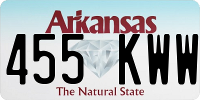 AR license plate 455KWW