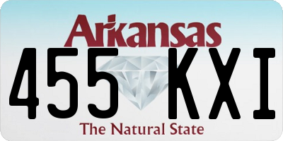 AR license plate 455KXI
