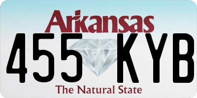 AR license plate 455KYB