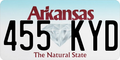 AR license plate 455KYD