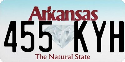 AR license plate 455KYH