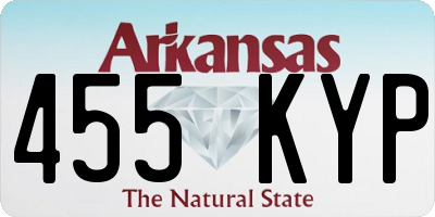 AR license plate 455KYP