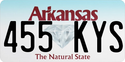 AR license plate 455KYS