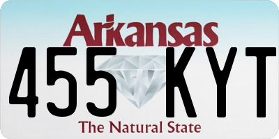 AR license plate 455KYT