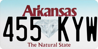 AR license plate 455KYW