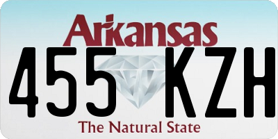 AR license plate 455KZH