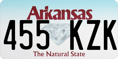 AR license plate 455KZK
