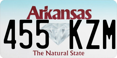 AR license plate 455KZM