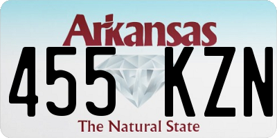 AR license plate 455KZN