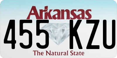 AR license plate 455KZU