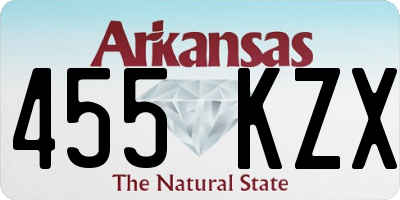 AR license plate 455KZX