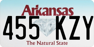 AR license plate 455KZY