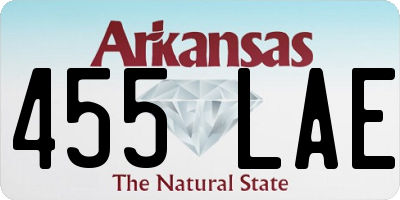 AR license plate 455LAE