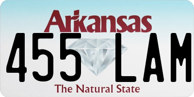 AR license plate 455LAM