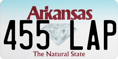 AR license plate 455LAP