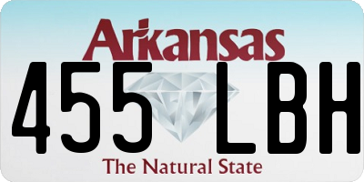 AR license plate 455LBH
