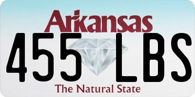 AR license plate 455LBS