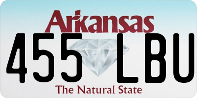 AR license plate 455LBU