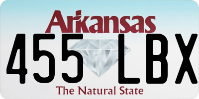 AR license plate 455LBX