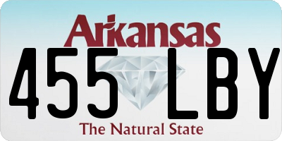 AR license plate 455LBY