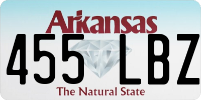 AR license plate 455LBZ