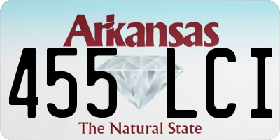 AR license plate 455LCI
