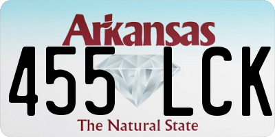 AR license plate 455LCK