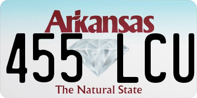 AR license plate 455LCU