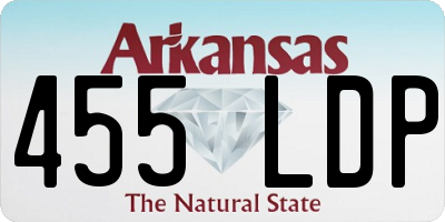 AR license plate 455LDP