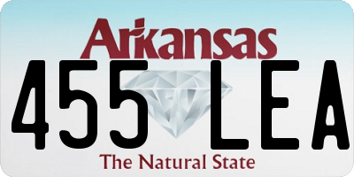 AR license plate 455LEA