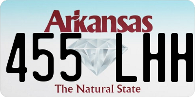 AR license plate 455LHH