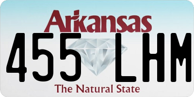 AR license plate 455LHM