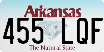 AR license plate 455LQF
