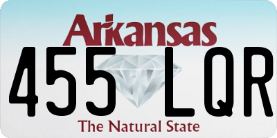 AR license plate 455LQR