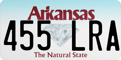 AR license plate 455LRA