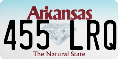 AR license plate 455LRQ