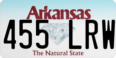 AR license plate 455LRW