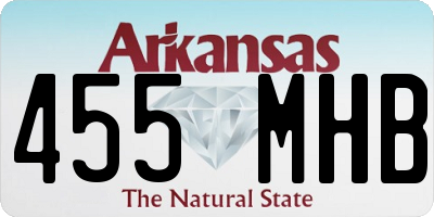 AR license plate 455MHB
