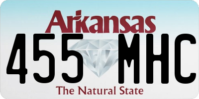 AR license plate 455MHC